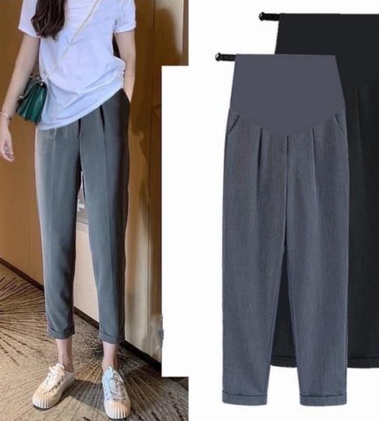 Quần Bầu Baggy Công Sở vải 2 biên