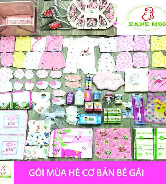 COMBO ĐỒ SƠ SINH MÙA HÈ CƠ BẢN CHO BÉ TRAI & BÉ GÁI